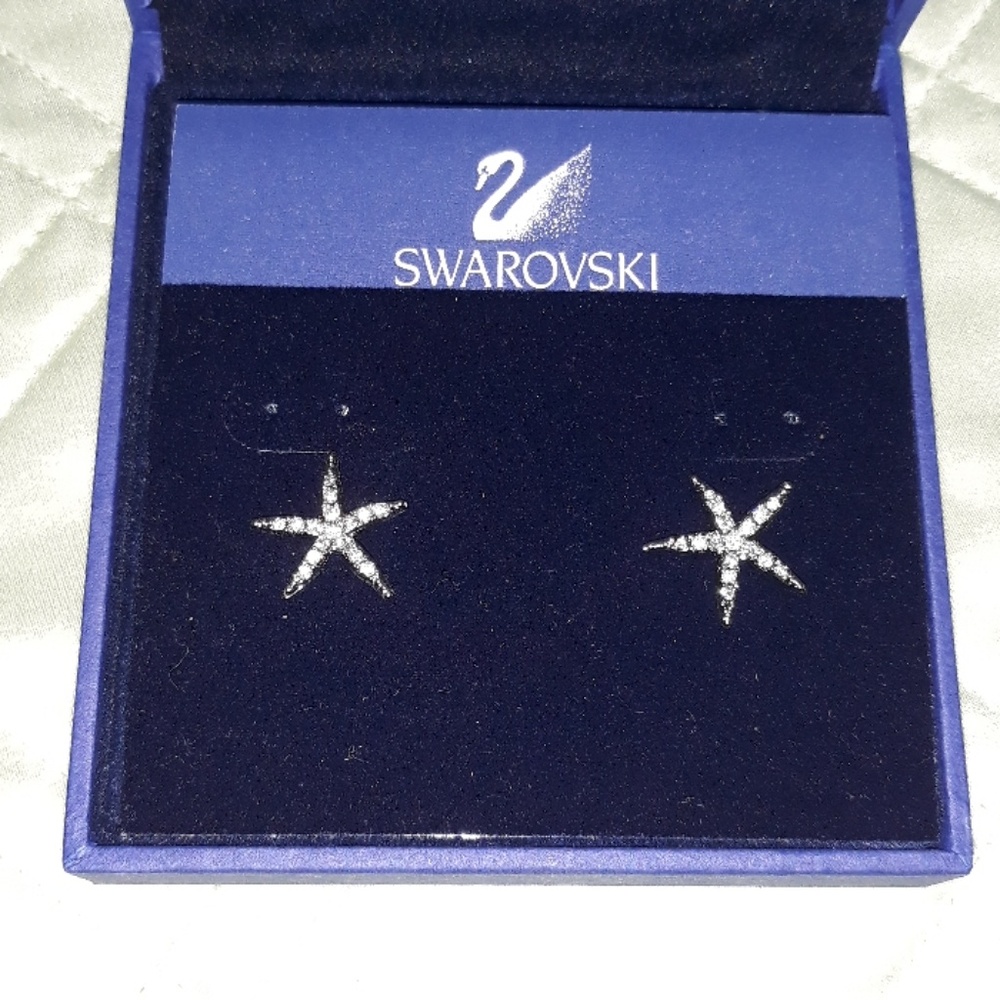 swarovski starfish earrings